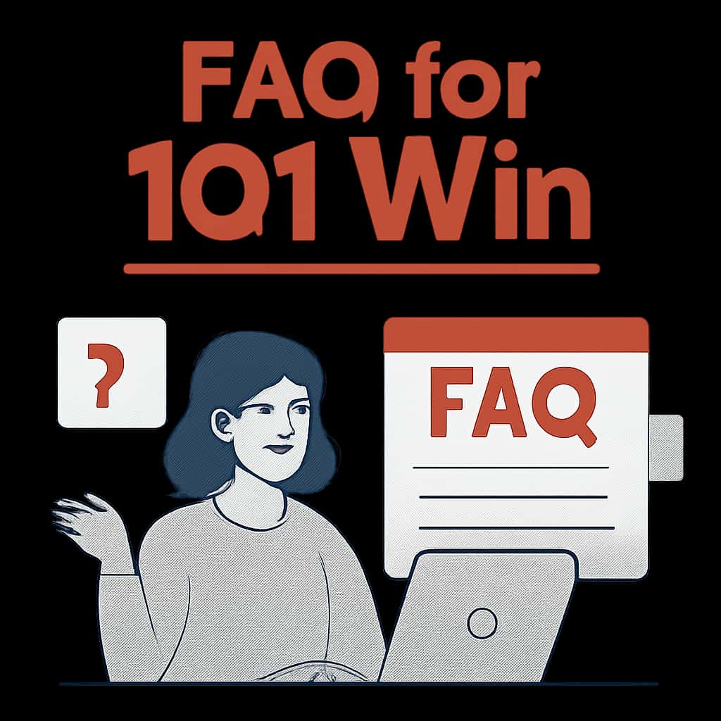 An illustration related to FAQ for 101 Win.