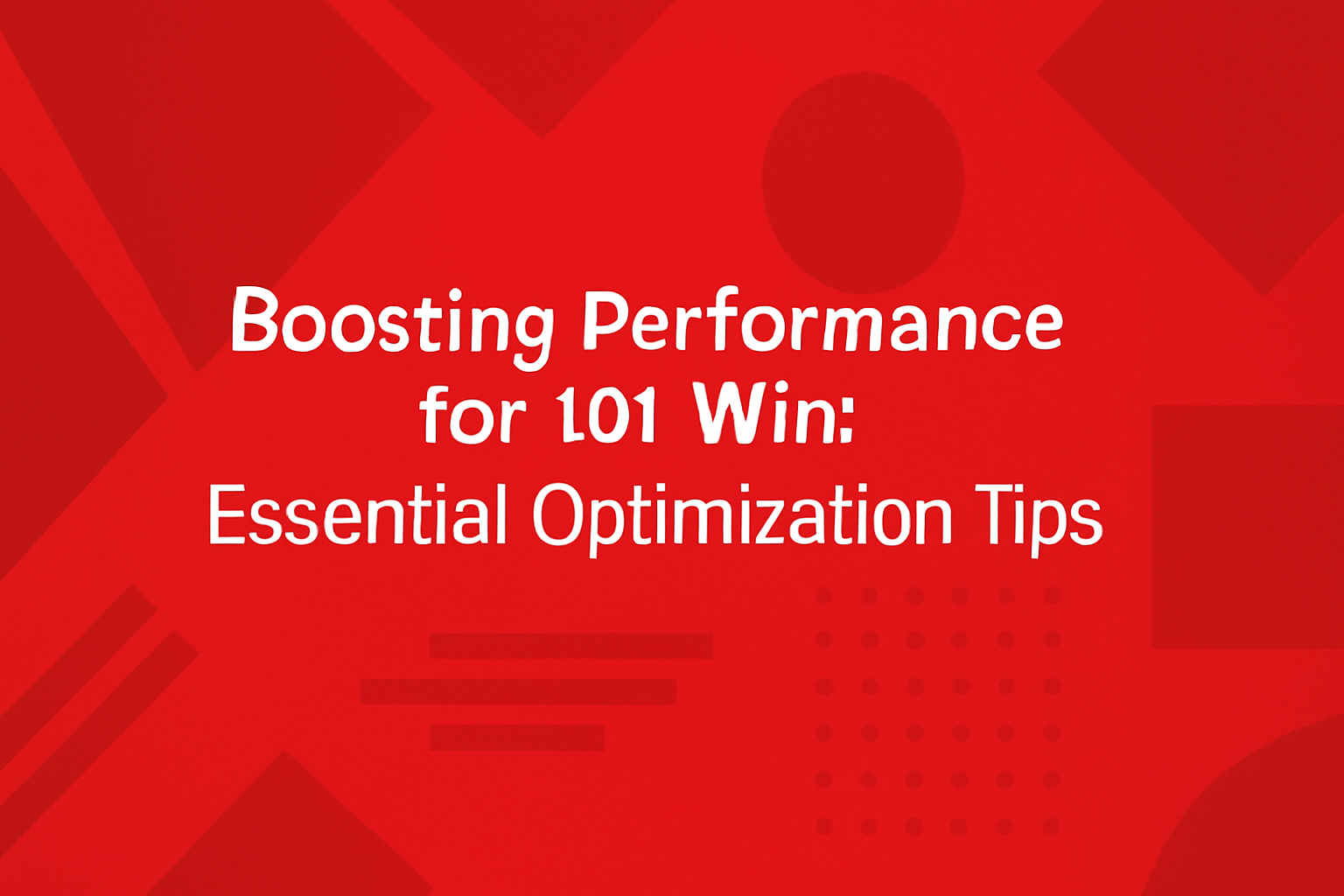 Informational scene showcasing the Install 101 Win Guide.