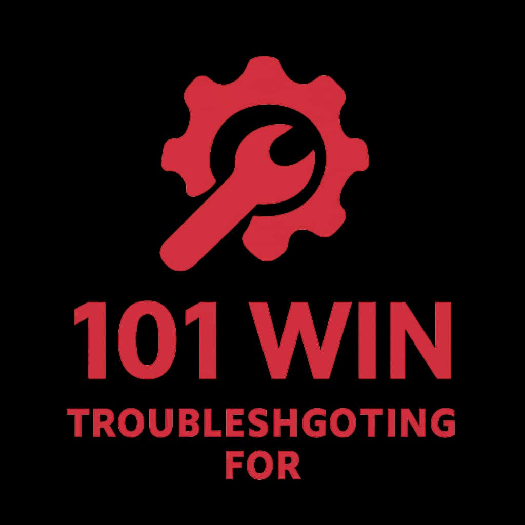 A professional badge for Troubleshooting for 101 Win.